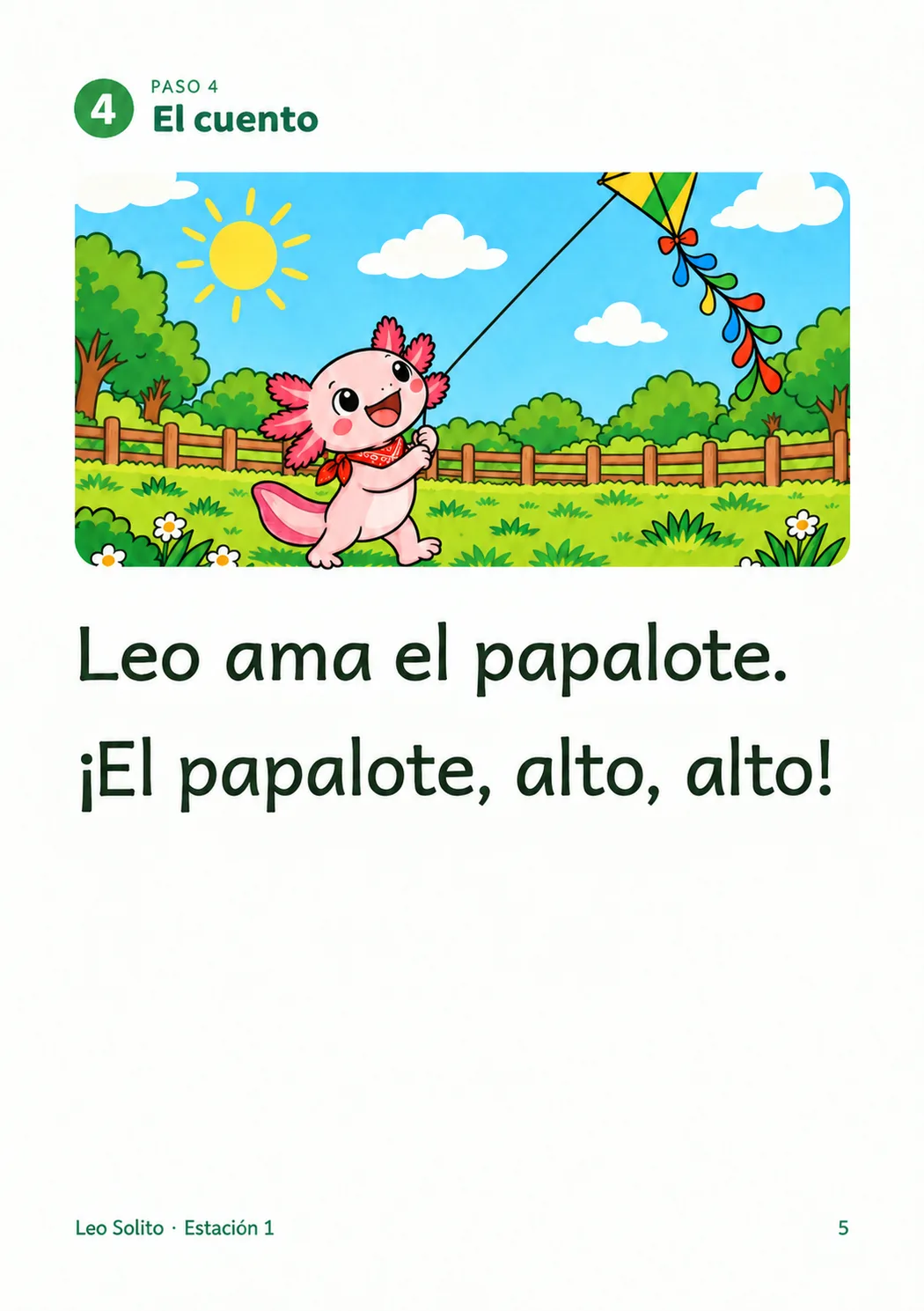 Página del cuento del librito 1